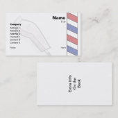 理髪店 名刺 (正面/裏面)