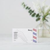 理髪店 名刺 (スタンド正面)