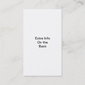 理髪店 名刺 (裏面)