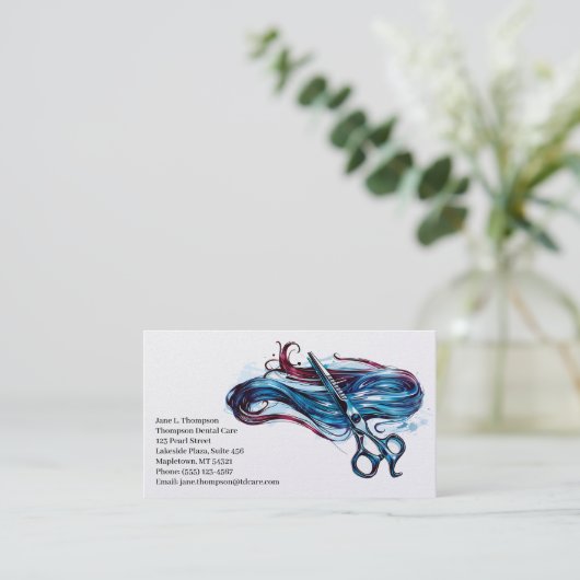 理髪用名刺 名刺 (スタンド正面)