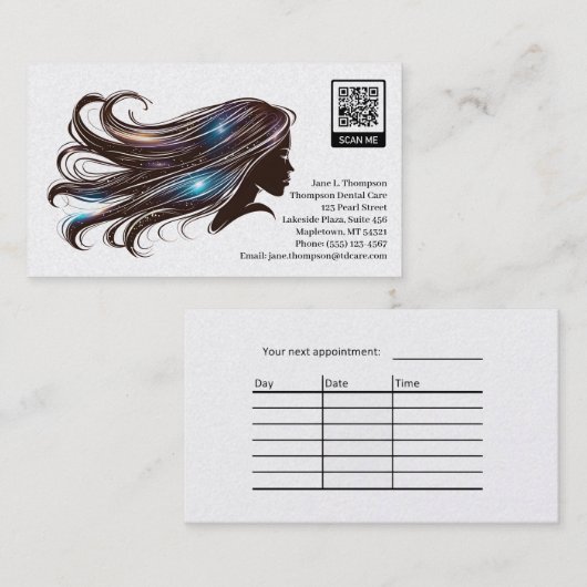 理髪用名刺 名刺 (正面/裏面)