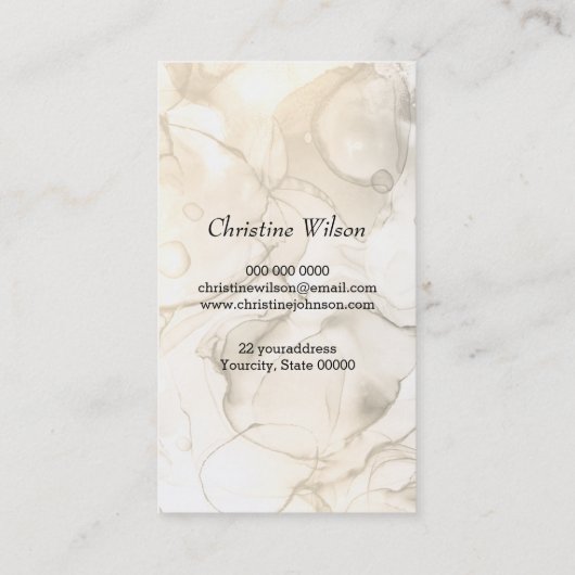 理髪用鋏 名刺 (裏面)