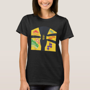 琉球紅型沖縄日本琉球沖縄内南紅型 Tシャツ
