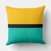 琥珀とアマゾナイト無地のの色の背景 クッション (裏面)