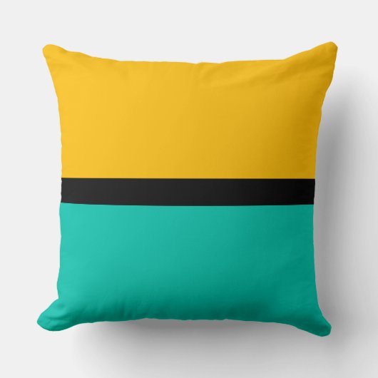 琥珀とアマゾナイト無地のの色の背景 クッション (正面)