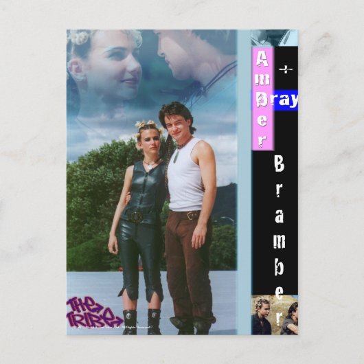 琥珀とブレイブ琥珀 ポストカード (正面)