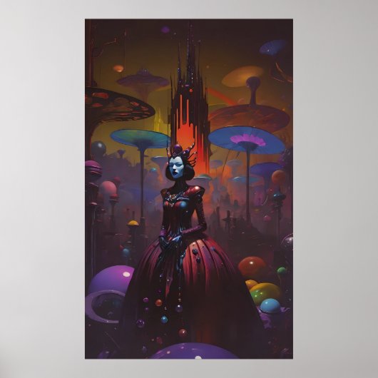 琥珀の城の女王 ポスター (正面)