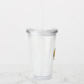 琥珀の宝石と真珠 アクリルタンブラー (右)