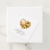 琥珀の宝石と虹色ヒョウ柄 フェイバータグ (インサイチュ)