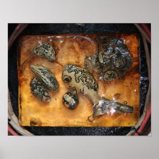 琥珀の樹脂のポスターに何か奇妙なキャッチ ポスター (正面)