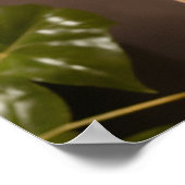 琥珀の樹脂彫刻 – エレガントWall Sconce ポスター (角)