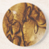 琥珀の泡 コースター (正面)