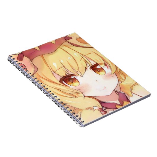 琥珀の目のアニメマンガ ノートブック (右側)