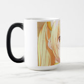 琥珀の目のアニメマンガ モーフィングマグカップ (左)