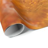 琥珀の石がクローズアップ ラッピングペーパー (ロールコーナー)