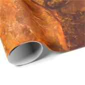 琥珀の石のテクスチャの背景 ラッピングペーパー (ロールコーナー)