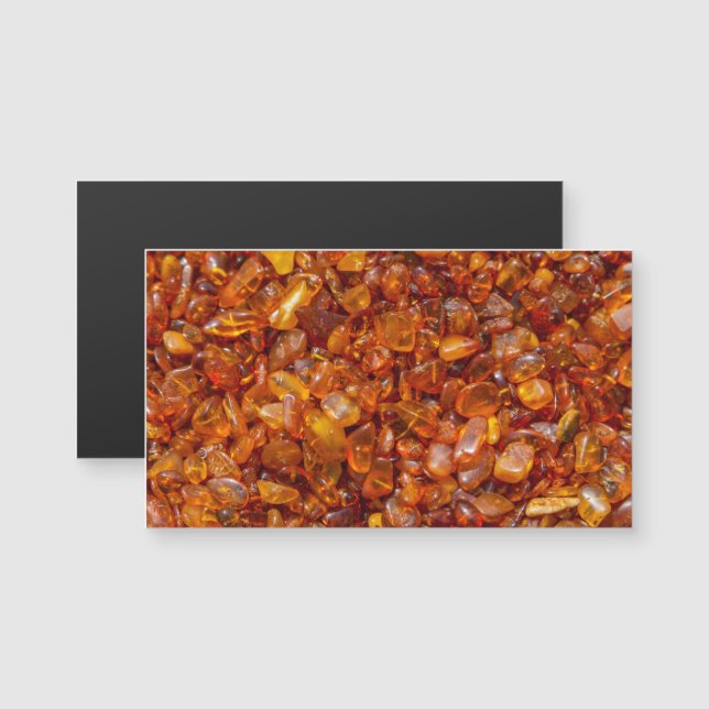 琥珀の石 (正面/裏面)