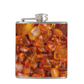 琥珀の石 フラスク (正面)