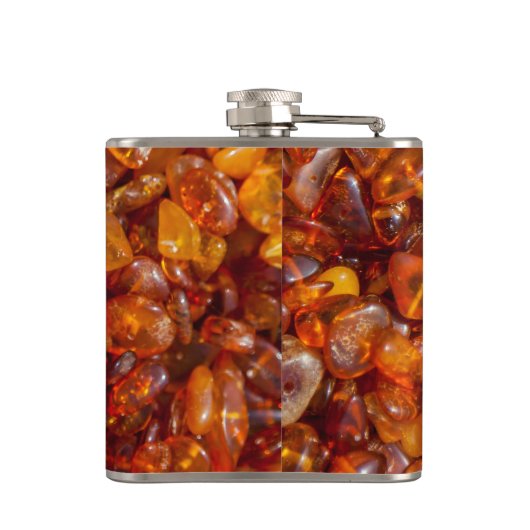 琥珀の石 フラスク (裏面)