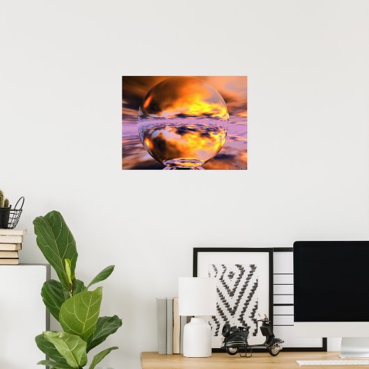 琥珀の空 ポスター (ホームオフィス)