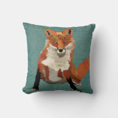 琥珀キツネ枕 クッション (正面)