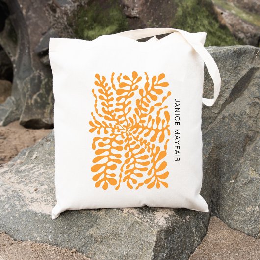 琥珀抽象芸術幾何モダン芸術 トートバッグ