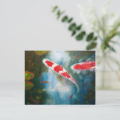 琥珀紅魚 ポストカード (スタンド正面)