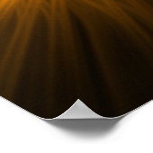 琥珀色の羽毛 ポスター (角)