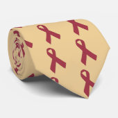 琥珀色の認識度リボン ネクタイ (ロール)