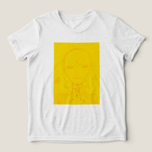 琥珀色 トライブレンドTシャツ (デザイン正面)