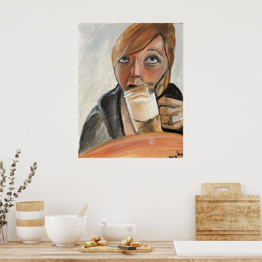 「琥珀」 ポスター (キッチン)