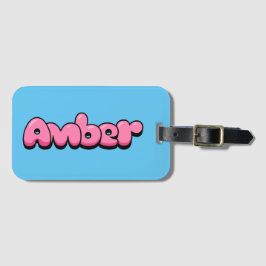 琥珀 ラゲッジタグ