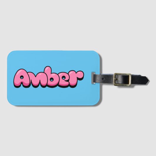 琥珀 ラゲッジタグ (正面横)