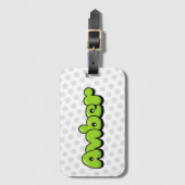 琥珀 ラゲッジタグ (正面縦)