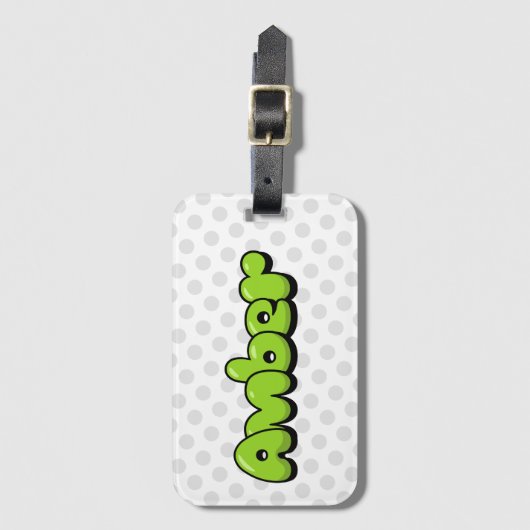 琥珀 ラゲッジタグ (正面縦)