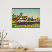 琴塚栄一、薬師寺とその周辺 ポスター (キッチン)