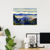 琵琶湖日本ヴィンテージ絵画景観 ポスター (ホームオフィス)