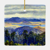 琵琶湖日本素晴らし美術絵画の セラミックオーナメント (裏面)