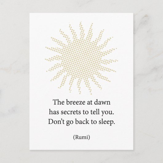 瑠美の朝詩 ポストカード (正面)