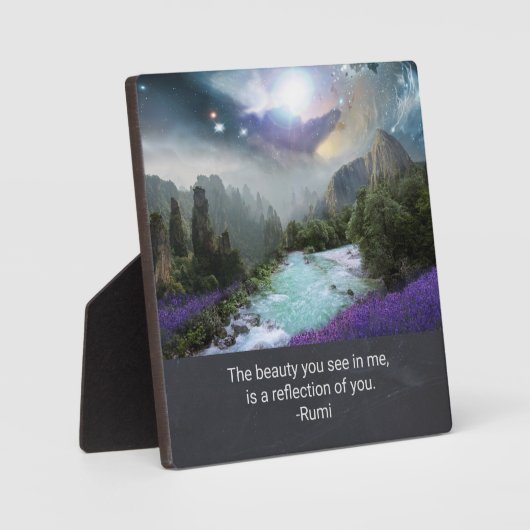 瑠美の美しい引用 フォトプラーク (正面)