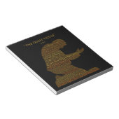 瑠美の「ゲストハウス」詩瓦 ノートパッド (アングル)