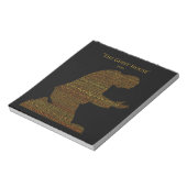 瑠美の「ゲストハウス」詩瓦 ノートパッド (回転)