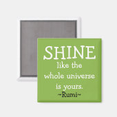 瑠美やる気を起こさせる引用文 マグネット (正面/裏面)