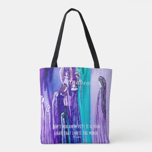 瑠美ア感動的ートパーソナライズされたトートバッグ トートバッグ (裏面)