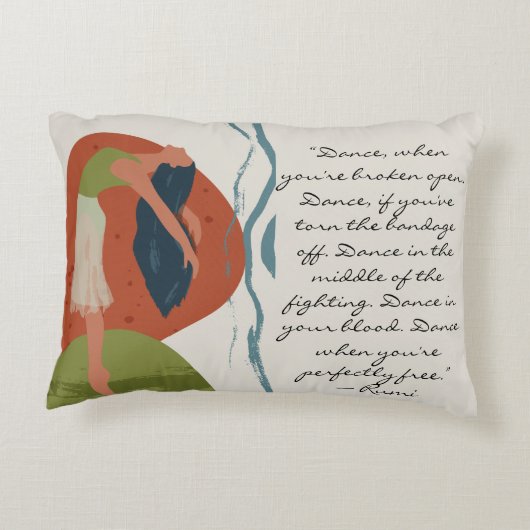 瑠美ダンス引用文ウィズダンサー アクセントクッション (裏面)