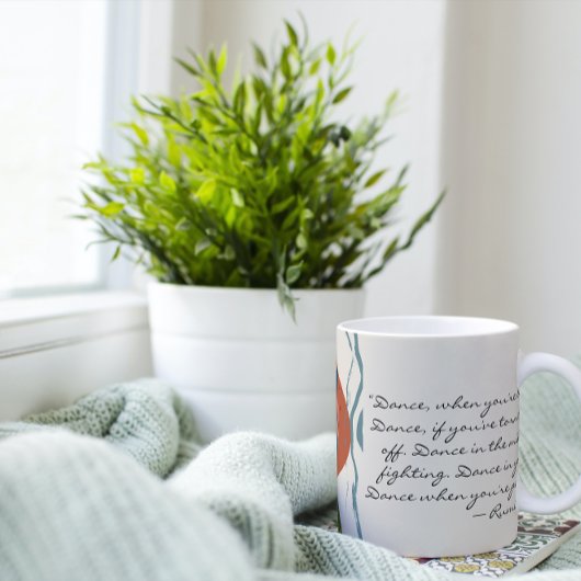 瑠美ダンス引用文ウィズダンサー コーヒーマグカップ