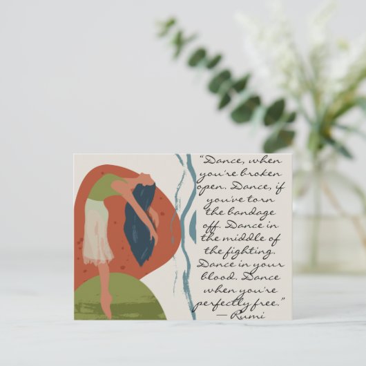 瑠美ダンス引用文ウィズダンサー ポストカード (スタンド正面)