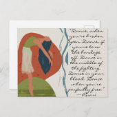 瑠美ダンス引用文ウィズダンサー ポストカード (正面/裏面)