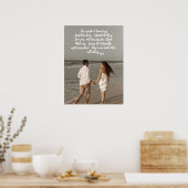 瑠美ラブストーリー写真詩のポスターを追加 ポスター (キッチン)