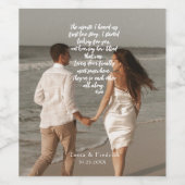 瑠美ラブストーリー詩あなたの写真を追加 ワインラベル (シングルラベル)